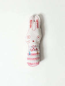 Doodle Rattle Plush, Bunny