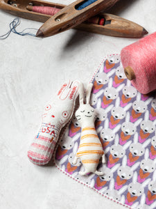 Doodle Rattle Plush, Bunny